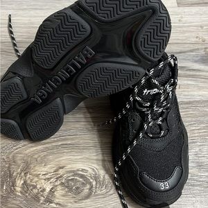 Black, with hints of white.